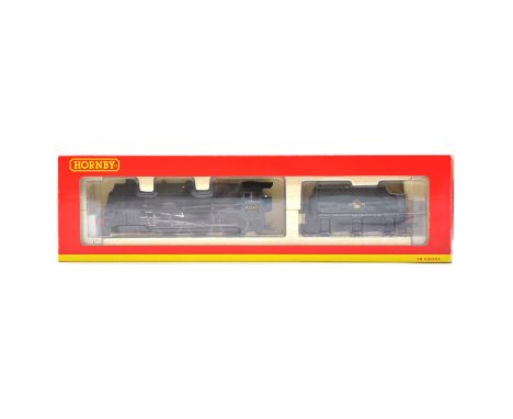 Hornby OO gauge model railway steam locomotive and tender, ref. R2633 BR 4-6-0 Patriot class 7P 'Planet' no.45545, altered wi