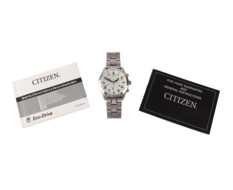 A gentleman's Citizen Eco Drive Chronograph wristwatch.