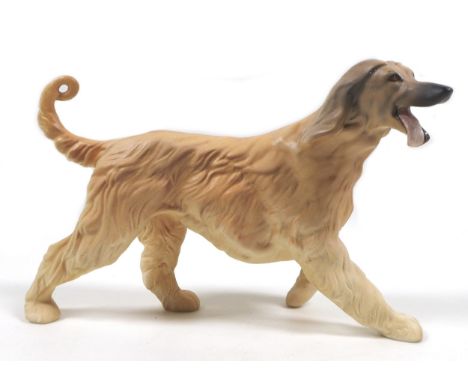 A Beswick 'Afghan Hound - Running' figurine, model 3070, light brown and cream - matt, 14cm high. 