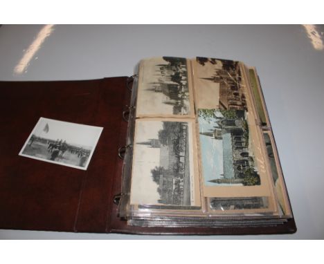 An album of post-cards mostly relating to Great Yarmouth; and a print of King Street Great Yarmouth 