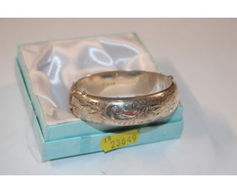 1962 Birmingham Sterling silver bangle, approx. 27gms 