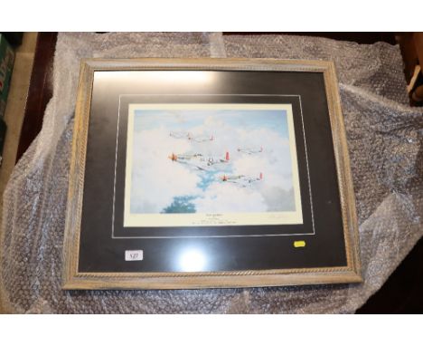 A framed and glazed Barry Weekly print, pencil signed 6/200 depicting "The Leiston Boys"
