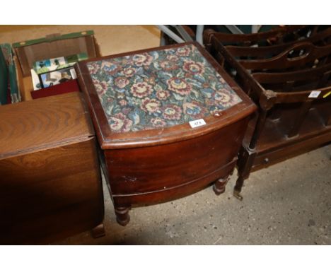 A Victorian mahogany commode 
