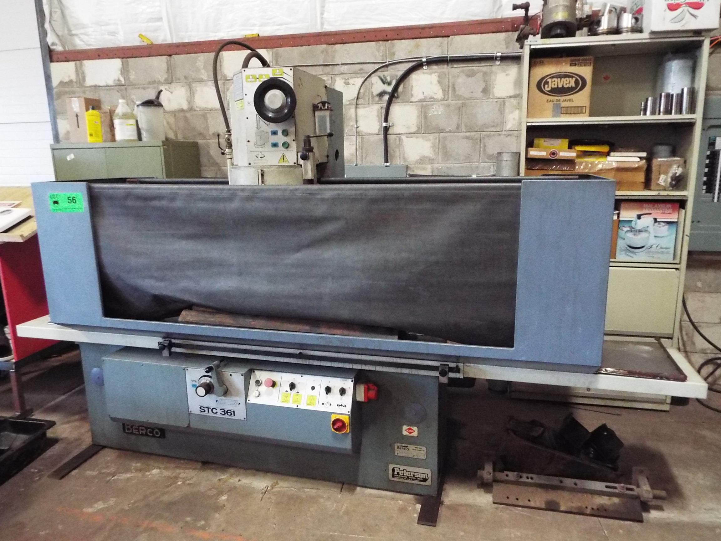 BERCO STC361 Rotary hydraulic cylinder head & block surface grinder with 40" table travel, 20.8"