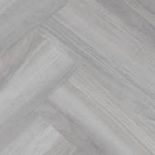 Trade Lot 12 x New Packs of Rigid Core Waterproof Premium Herringbone Flooring. (Light Grey) RRP £