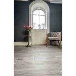 6 x New Packs of Rigid Core Waterproof Premium Herringbone Flooring. (Light Grey) RRP £104.73 per