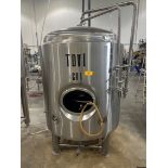 ABS 15 BBL Stainless Steel Brite Tank - Glycol Jacketed, Mandoor, CIP and Racking A | Rig Fee $890