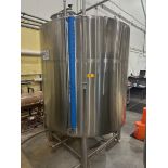 ABS 30 BBL Stainless Steel Steam Heated Hot Liquor Tank (Approx. 6' Diameter and 10 | Rig Fee $890
