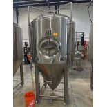 ABS 15 BBL Stainless Steel Fermentation Tank - Cone Bottom, Glycol Jacketed, Mandoo | Rig Fee $890