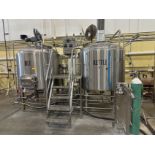 ABS 2-Vessel 15 BBL Stainless Steel Brewhouse - Mash/Lauter Tun (Approx. 6' Diamete | Rig Fee $6990