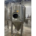 ABS 15 BBL Stainless Steel Fermentation Tank - Cone Bottom, Glycol Jacketed, Mandoo | Rig Fee $890