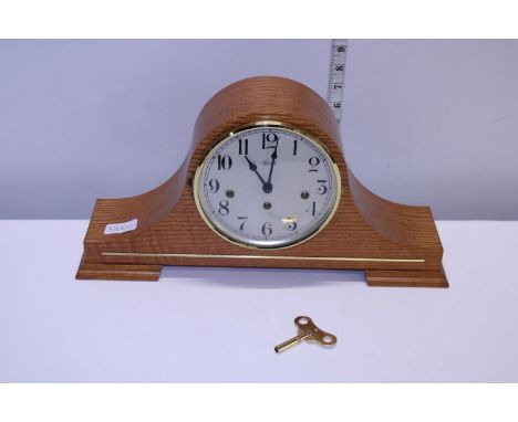 A vintage Franz Hermle mantle clock with key in working order 