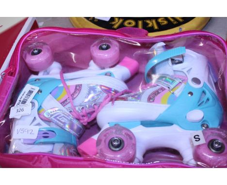 A new pair of child's roller skates 