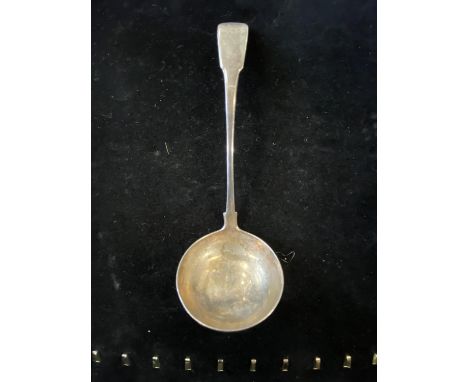 A hallmarked for Perth (Scotland) silver ladle dated 1850 