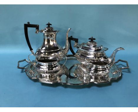 Silver plated tea service
