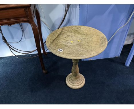 Small marble occasional table