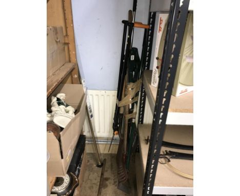 Assorted gardening tools