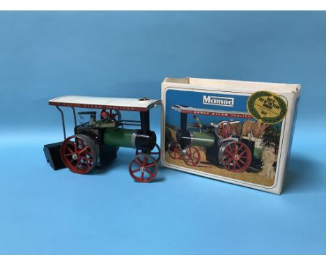 Boxed Mamod steam tractor