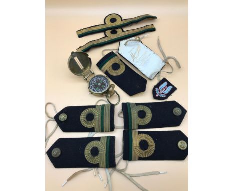 A Lot of Naval Epaulettes, patches &amp; Compass 