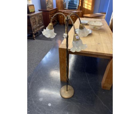 A three branch angle poise lamp