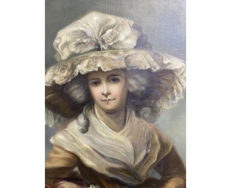 Unsigned, late 19th century, oil on canvas, Half length portrait of a seated lady, 71cm x 63cm