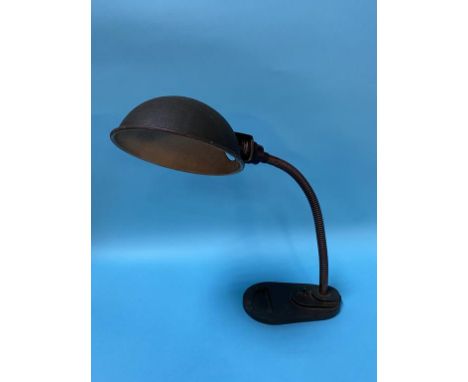 A 1930s angle poise lamp