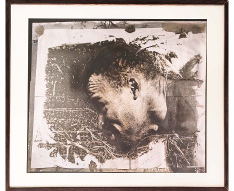 DAVID HISCOCK, 'Kris Akubusi', signed verso, 47cm x 59cm, framed. 