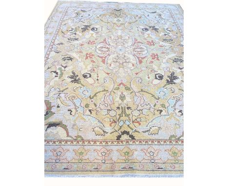 VINTAGE SOUMAK POLONAISE DESIGN CARPET, 280cm x 230cm. 