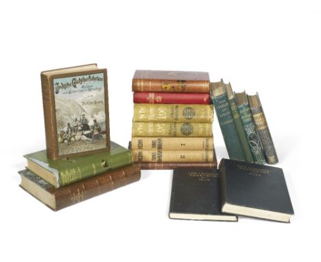 A large library of books on travel, history and art in Tibet, Mongolia and IndiaIncluding:A. Getty, The Gods of Northern Budd