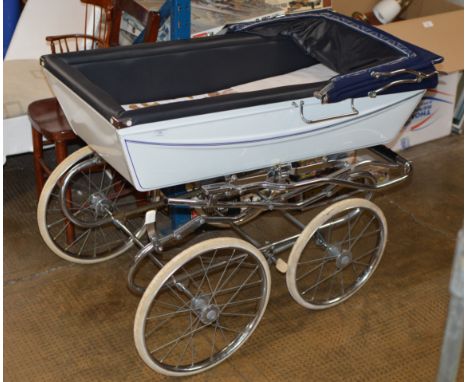 VINTAGE SILVER CROSS PRAM     