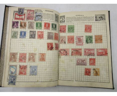 An album of vintage stamps