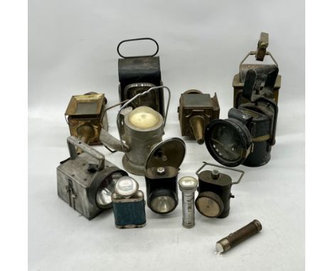 A collection of vintage lamps 