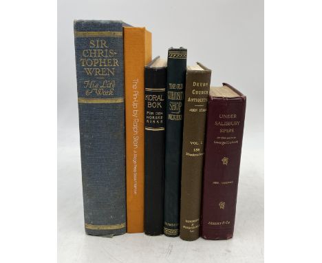 A small collection of books including, Sir Christopher Wren A.D 1632-1723. Bicentenary Memorial Volume limited edition of 250