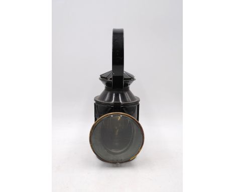 A railway oil lamp