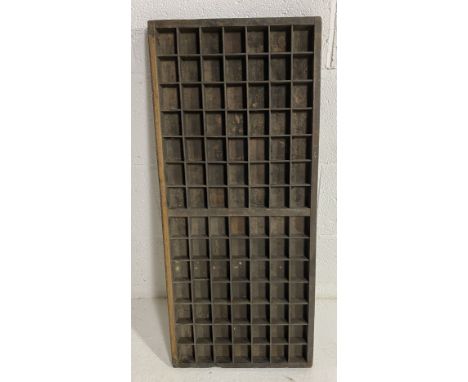 A vintage printers tray