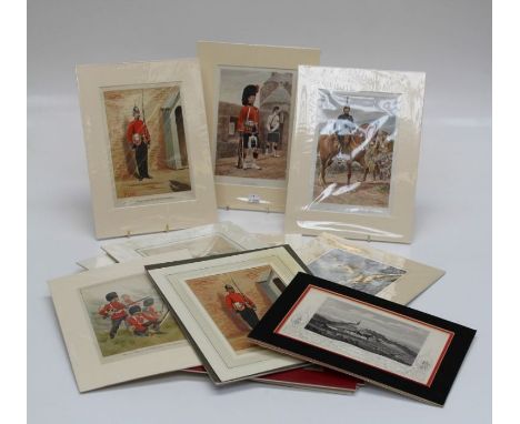 A collection of twenty three unframed Military prints, circa 1890/1900 after H Bunnett, R C Woodville and others. Approximate