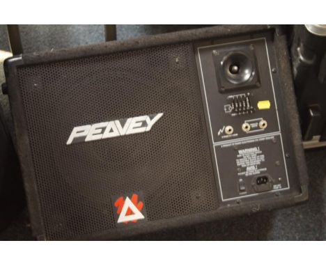 A Peavey Eurosys 12 PM Active monitor speaker.