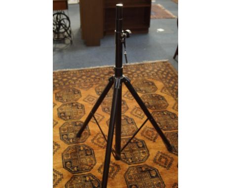 A pair of Stagg PA speaker stands.