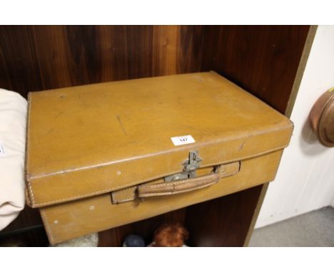A VINTAGE SUITCASE