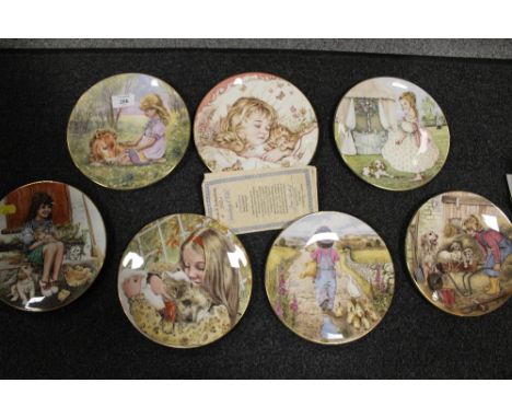 A SET OF ROYAL WORCESTER DAYS OF THE WEEK CHILDREN'S RHYME COLLECTORS PLATES