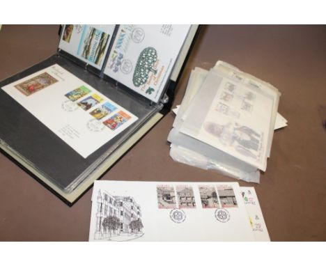 AN ALBUM OF FIRST DAY COVERS APPROX 90