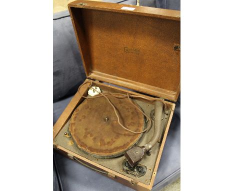 A COLLARO BAKELITE MICROGRAM RECORD PLAYER