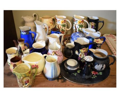 Large collection of various ceramic jugs etc  