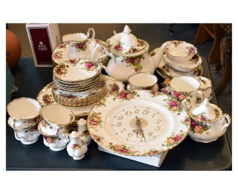 Royal Albert Old Country Roses tea service etc  
