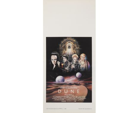 Dune (1984)Original Italian posterArtist: Renato Casaro (b.1935)Unframed: 28 x 13 in. (71 x 33 cm)Paper backedRenato Casaro c