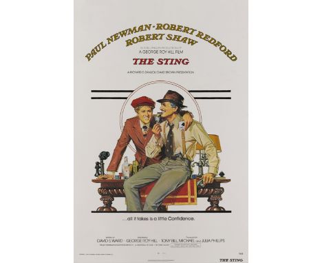 The Sting (1974)Original US posterArtist: Richard Amsel (1947-1985)Designer: Bill Gold (1921-2018)Unframed: 41 x 27 in. (104 