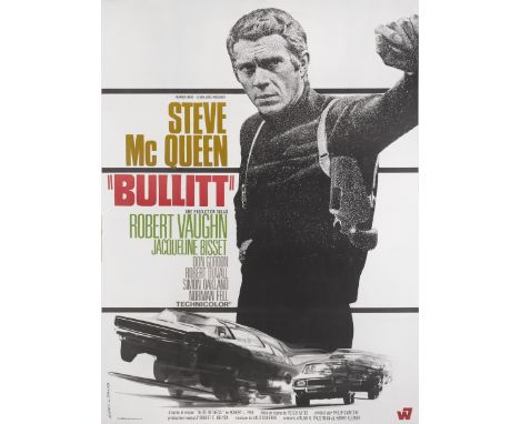 Bullitt (1968)Original French posterArtist: Michel Landi (b.1932)Unframed: 63 x 47 in. (160 x 119 cm)Linen backedThis action 