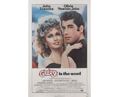 Grease (1978)Original US posterUnframed: 41 x 27 in. (104 x 69 cm)Unfolded and linen backedThis American musical romantic fil