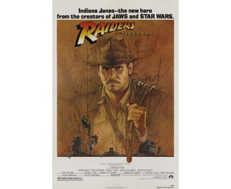 Raiders of the Lost Ark (1981)Original US posterArtist: Richard Amsel (1947-1985)Unframed: 41 x 27 in. (104 x 69 cm)Linen bac