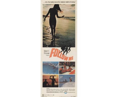 Follow Me (1969)Original US posterUnframed: 36 x 14 in. (91 x 36 cm)Paper backedThis surfing documentary was directed by Gene